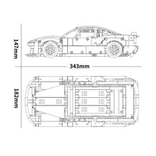 Load image into Gallery viewer, 1531PCS MOC Technic Speed Static NASCA Racing Sports Car Model Toy Building Block Brick Gift Kids DIY Set New 1:14 Compatible Lego
