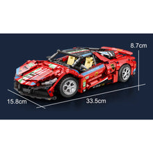 Load image into Gallery viewer, 1182PCS MOC Technic Speed Static Red Racing Sports Car Model Toy Building Block Brick Gift Kids DIY Set New 1:14 Compatible Lego
