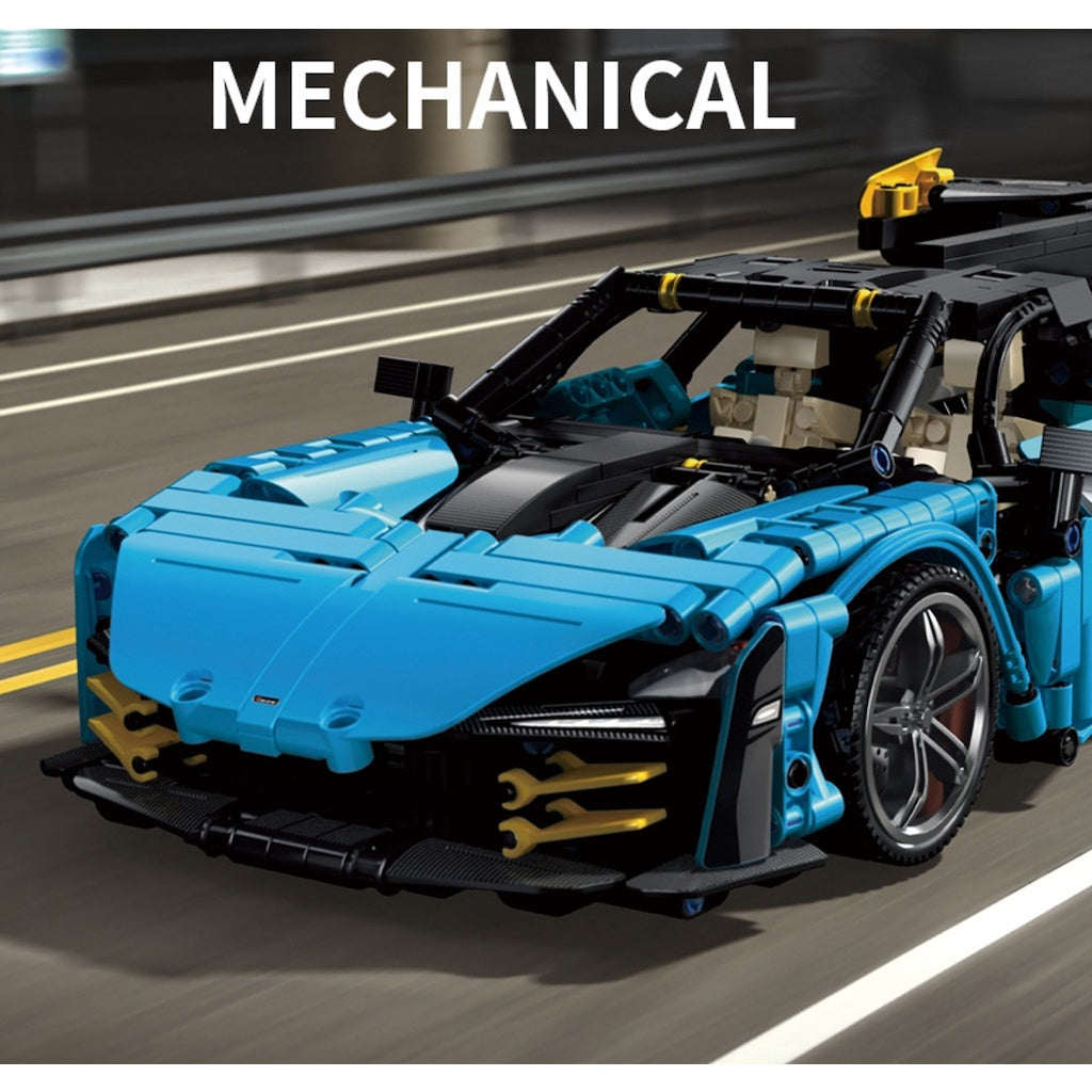 1610PCS MOC Technic Speed Static Senna Super Racing Sports Car Model Toy Building Block Brick Gift Kids DIY Compatible Lego 1:14