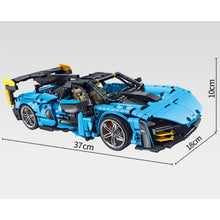 Load image into Gallery viewer, 1610PCS MOC Technic Speed Static Senna Super Racing Sports Car Model Toy Building Block Brick Gift Kids DIY Compatible Lego 1:14
