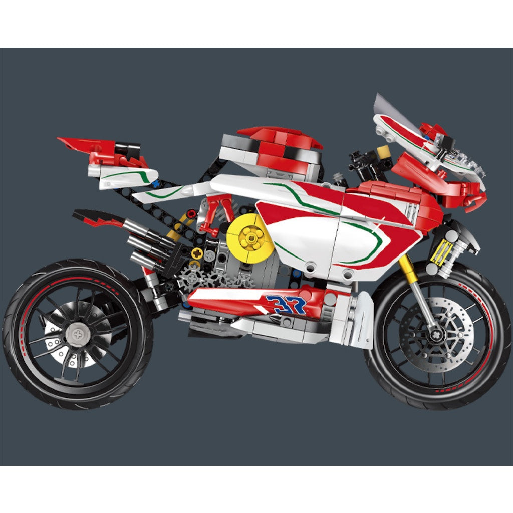 998PCS MOC Technic Speed Agusta F3 Racing Sports Motorcycle Motor Bik –  mycrazybuy store