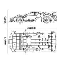 Load image into Gallery viewer, 588PCS MOC Technic Speed Aventador Super Racing Sports Car Model Toy Building Block Brick Gift Kids DIY Set New 1:18 Compatible Lego
