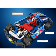 Load image into Gallery viewer, 371PCS MOC Technic Speed Karting K Car Model Toy Building Block Brick Gift Kids DIY Set New 1:8 Compatible Lego
