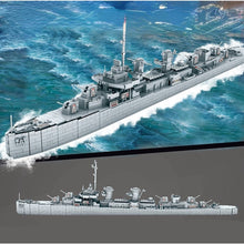 Load image into Gallery viewer, 2661PCS Military WW2 Large USS Johnston DD-557 Destroyer Battle Ship Figure Model Toy Buiding Block Brick Gift Kids DIY Compatible Lego
