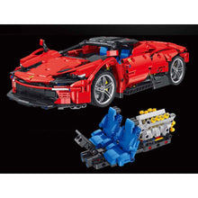 Load image into Gallery viewer, 1537PCS MOC Technic Speed Static FP3 Racing Sports Car Model Toy Building Block Brick Gift Kids DIY Set New 1:14 Compatible Lego
