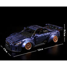 Load image into Gallery viewer, 2389PCS MOC Technic Speed Static JDM GTR Racing Sports Car Wide Body Model Toy Building Block Brick Gift Kids DIY Set New 1:10 Compatible Lego
