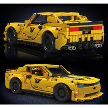 Load image into Gallery viewer, 736PCS MOC Technic Speed Pull Back Bumblebee Camaro Racing Sports Car Model Toy Building Block Brick Gift Kids DIY Compatible Lego
