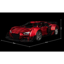 Load image into Gallery viewer, 2641PCS MOC Technic Speed Static R8 Racing Sports Car Model Toy Building Block Brick Gift Kids DIY Set New 1:10 Compatible Lego
