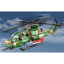 Load image into Gallery viewer, 334PCS MOC Military AH-1 Attack Helicopter COBRA Figure Model Toy Building Block Brick Gift Kids DIY Set New Compatible Lego
