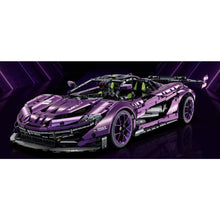 Load image into Gallery viewer, 3568PCS MOC Technic Speed Static Large Purple P1 GTR 3.8Super Racing Sports Car Model Toy Building Block Brick Gift Kids DIY Set New 1:8 Compatible Lego
