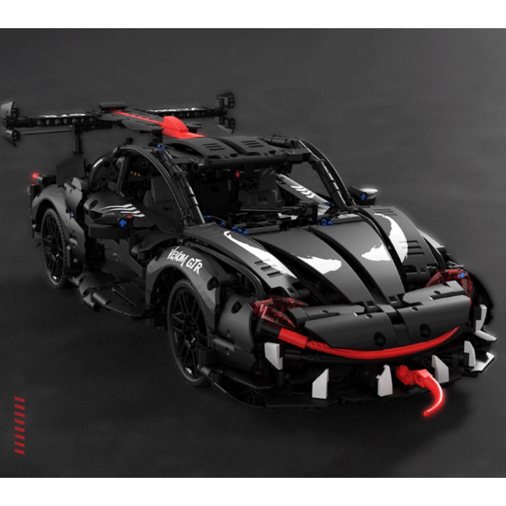 2203PCS MOC Tecchnic Speed Static Black Venom GTR Super Racing Sports Car Model Toy Building Block Brick Gift Kids DIY Set New 1:10 Compatible Lego