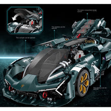 Load image into Gallery viewer, 3466PCS MOC Technic Speed Static Large Terzo Millennio Super Racing Sports Car Model Toy Building Block Brick Gift Kids DIY Set New 1:8 Compatible Lego
