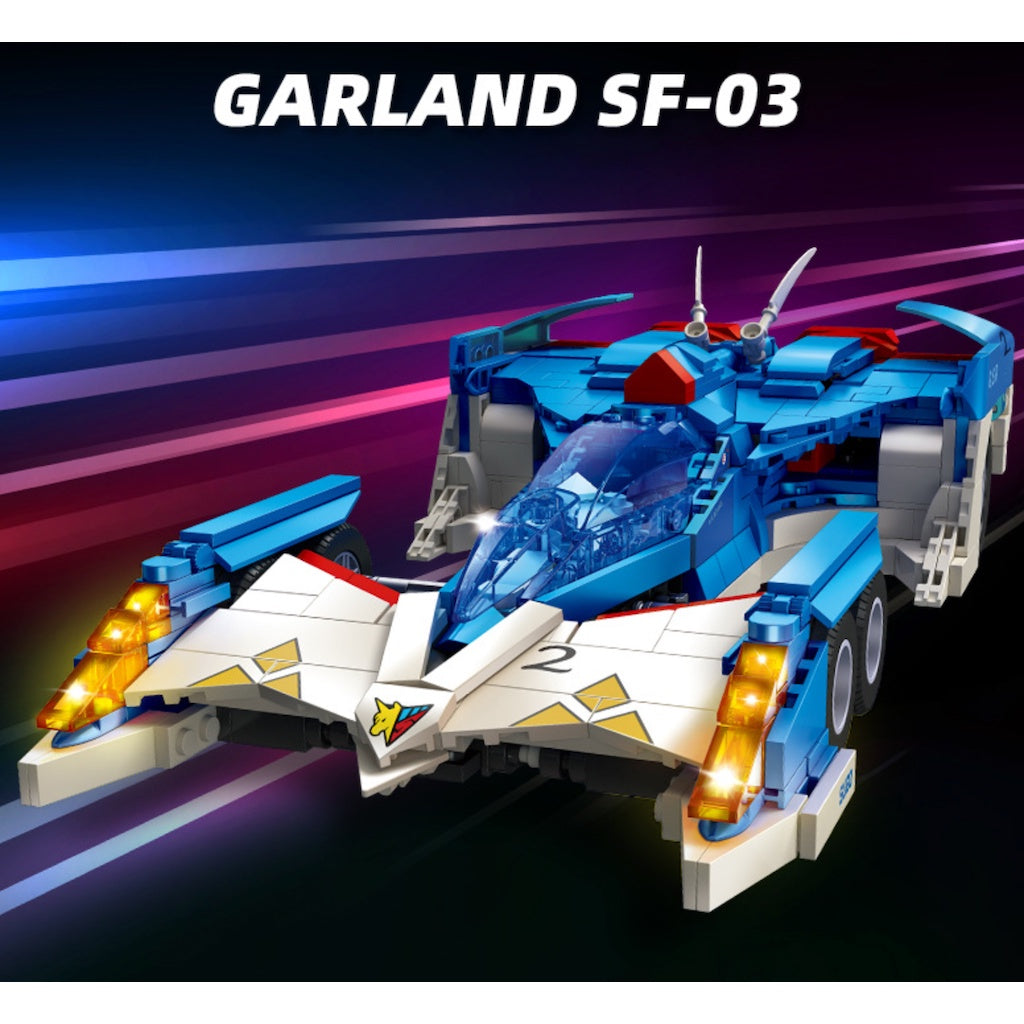 793PCS MOC Technic Speed Static Garland SF03 F1 Formula Racing Sports Car Model Toy Building Block Brick Gift Kids DIY Set New Compatible Lego