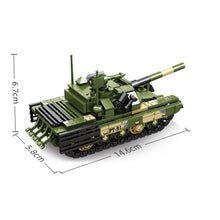 Load image into Gallery viewer, 285PCS MOC Military PT-91 Twardy Main Battle Tank Figure Model Toy Building Block Brick Gift Kids DIY Set New Compatible Lego
