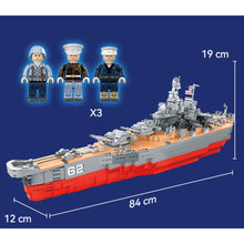 Load image into Gallery viewer, 2537PCS MOC Military Large Iowa Class Battleship Figure Model Toy Building Block Brick Gift Kids DIY Set New 1:300 Compatible Lego
