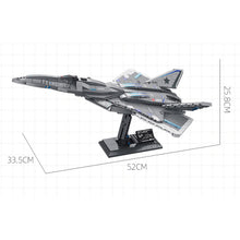 Load image into Gallery viewer, 1226PCS MOC Military Star Space Plane Aircraft Model Toy Building Block Brick Gift Kids DIY Set New Display Stand Compatible Lego
