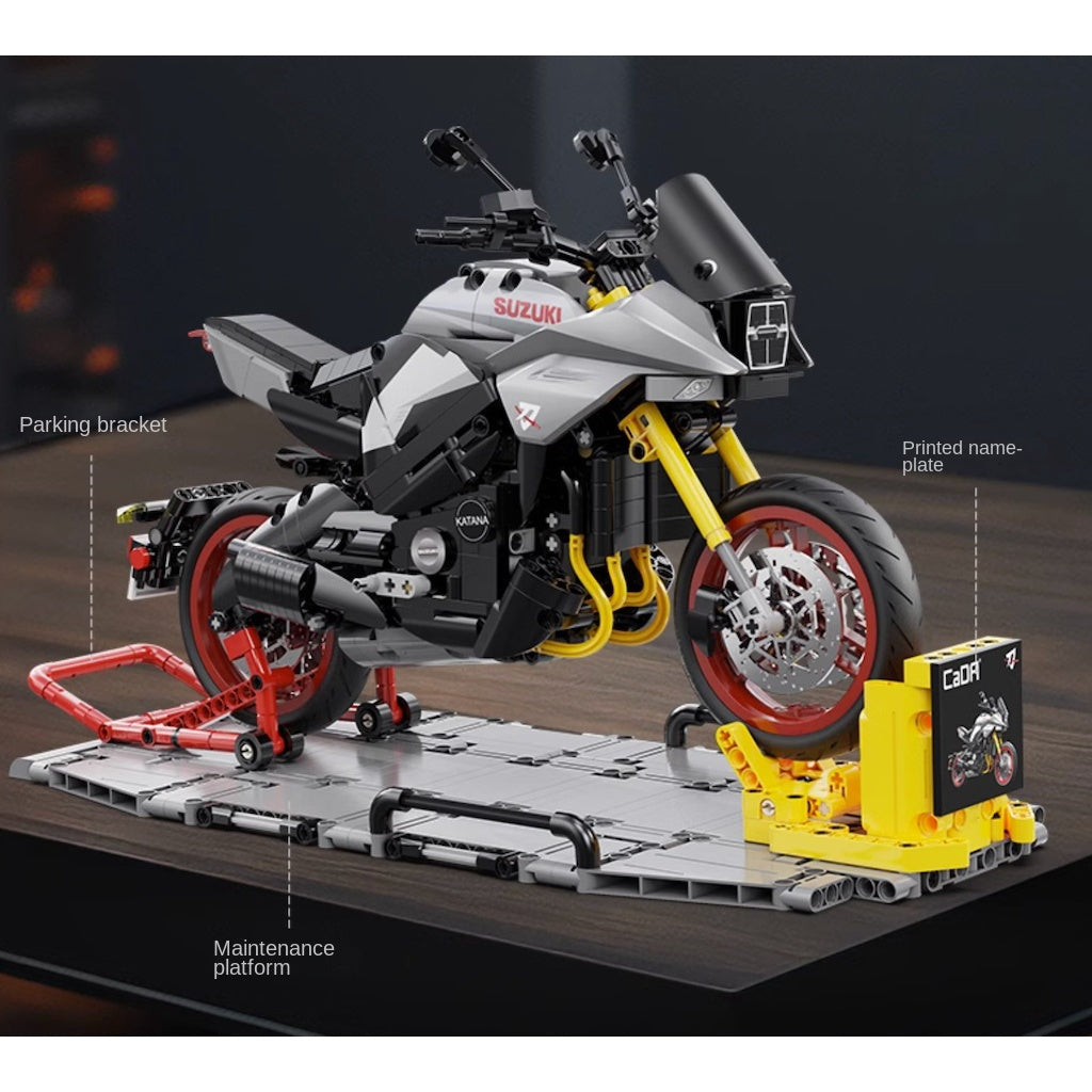 1104PCS MOC Technic Speed Static 2022 Katana Racing Sports Motorcycle – mycrazybuy  store