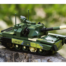 Load image into Gallery viewer, 285PCS MOC Military PT-91 Twardy Main Battle Tank Figure Model Toy Building Block Brick Gift Kids DIY Set New Compatible Lego
