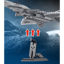 Load image into Gallery viewer, 1226PCS MOC Military Star Space Plane Aircraft Model Toy Building Block Brick Gift Kids DIY Set New Display Stand Compatible Lego
