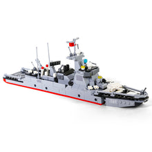 Load image into Gallery viewer, 376PCS MOC Military  Type 052D Destroyer Ship Model Toy Building Block Brick Gift Kids DIY Set New Compatible Lego
