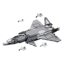 Load image into Gallery viewer, 1365PCS MOC Military  Chengdu J-20 Fire Fang Stealth Air Fighter Aircraft Model Toy Building Block Brick Gift Kids DIY Set New Compatible Lego
