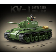 Load image into Gallery viewer, 1192PCS Military 1941 KV-1 Heavy Tank Figure Model Toy Building Block Brick Gift Kids DIY Set New Compatible Lego
