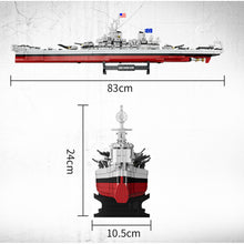 Load image into Gallery viewer, 2228PCS Military IOWA Class USS Missouri Battleship Model Toy Building Block Brick Gift Kids DIY Set New Compatible Lego
