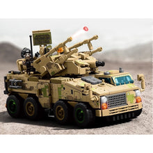 Load image into Gallery viewer, 765PCS Military 625E Artillery Anti-aircraft Vehicle Figure Model Toy Building Block Brick Gift Kids DIY Set New Compatible Lego
