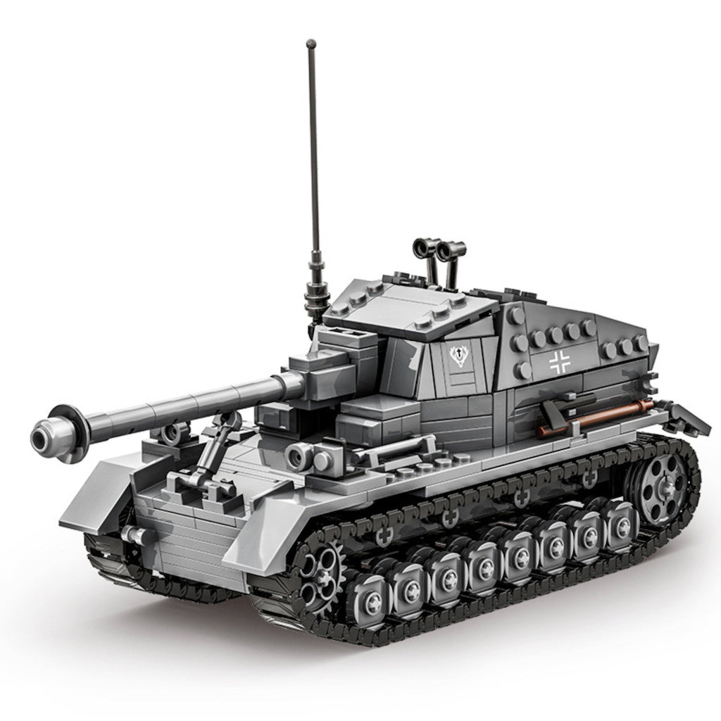 632PCS Military Dicker Max Tank Destroyer Model Toy Building Block Brick Gift Kids DIY Set New Compatible Lego
