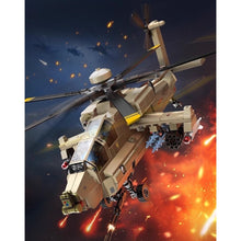 Load image into Gallery viewer, 703PCS Military WZ-21 Heavy Armed Helicopter Figure Model Toy Building Block Brick Gift Kids DIY Set New Compatible Lego
