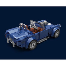 Load image into Gallery viewer, 317PCS MOC Technic Speed Blue Shelby Convertible Classic Racing Sports Car Model Toy Building Block Brick Gift Kids DIY Set New Compatible Lego
