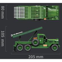 Load image into Gallery viewer, 428PCS Military Katyusha Rocket Artillery Truck Figure Model Toy Building Block Brick Gift Kids DIY Set New Compatible Lego
