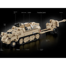 Load image into Gallery viewer, 562PCS Military Armor Half Track Vehicle Truck Figure Model Toy Building Block Brick Gift Kids DIY Set New Compatible Lego
