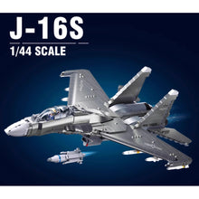 Load image into Gallery viewer, 1041PCS Military J-16 Multirole Air Fighter Figure Model Toy Building Block Brick Gift Kids DIY Set New 1:44 Compatible Lego
