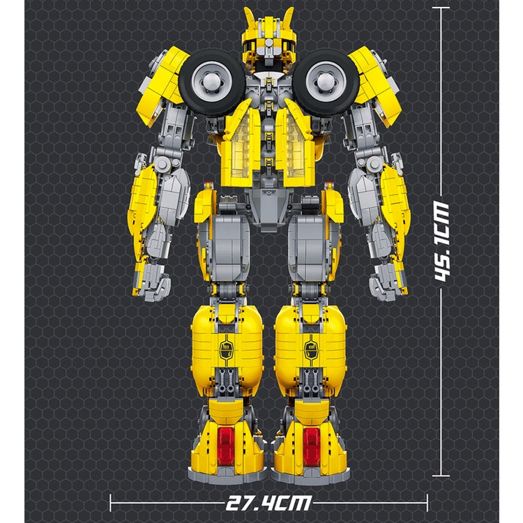 Puzzle Lego 3D - Figura bloques GIGANTE - Transformer BUMBELBEE