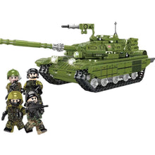 Load image into Gallery viewer, 952PCS MOC Military 4in1 WW2 T90 Tank Figure Model Toy Building Block Brick Gift Kids Compatible Lego
