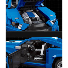 Load image into Gallery viewer, 1494PCS MOC Technic Speed GT500 Muscle Mustang Racing Sports Car Model Toy Building Block Brick Gift Kids Compatible Lego 1:14
