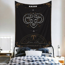 Load image into Gallery viewer, Tapestry Home Decor Wall Hanging Living Bed room Tablecloth Zodiac Aries
