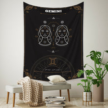 Load image into Gallery viewer, Tapestry Home Decor Wall Hanging Living Bed room Tablecloth Zodiac Gemini
