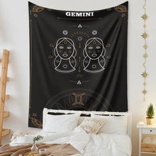 Load image into Gallery viewer, Tapestry Home Decor Wall Hanging Living Bed room Tablecloth Zodiac Gemini
