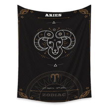 Load image into Gallery viewer, Tapestry Home Decor Wall Hanging Living Bed room Tablecloth Zodiac Aries
