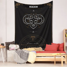 Load image into Gallery viewer, Tapestry Home Decor Wall Hanging Living Bed room Tablecloth Zodiac Aries
