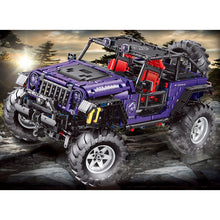 Load image into Gallery viewer, 2680PCS Technic Jeep Wrangler Off Road SUV Car Purple Static Version Model Building Block Brick Toy Gift Set Kids New Compatible Lego
