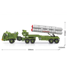 Load image into Gallery viewer, 1133PCS MOC Military S-400 Air Defense Missile Truck Figure Model Toy Building Block Brick Gift Kids Compatible Lego
