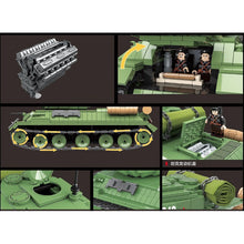 Load image into Gallery viewer, 1113PCS Military T34 Medium Tank Building Block Brick Model Figure Toy Gift Set Kids New Compatible with Lego
