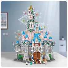 Load image into Gallery viewer, 5427PCS MOC Micro Mini Girl Fairy Tales Princess Prince Romantic Dream Castle Palace Figure Model Toy Large Building Block Brick Gift Kids
