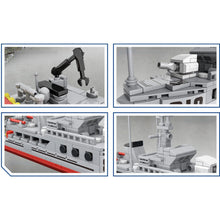 Load image into Gallery viewer, 383PCS Military WW2 Type 081 Mine Countermeasures Ship Wochi Class Figure Model Toy Building Block Brick Gift Kids Compatible Lego

