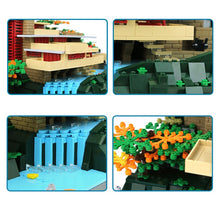 Load image into Gallery viewer, 1220PCS MOC Architecture Falling Water House on the Mesa US Model Toy Building Block Brick Gift Kids Compatible Lego
