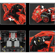 Load image into Gallery viewer, 2688PCS MOC Static Technic Speed F40 LM Super Racing Sports Car Model Toy Building Block Brick Gift Kids Compatible Lego 1:10
