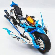 Load image into Gallery viewer, 1230PCS MOC Technic Speed Cartoon Cyberangel Motorcycle Motor Bike Model Toy Building Block Brick Gift Kids DIY Compatible Lego
